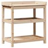 vidaXL &Tau;&rho;&alpha;&pi;έ&zeta;&iota; &Kappa;&eta;&pi;&omicron;&upsilon;&rho;&iota;&kappa;ή&sigmaf; &mu;&epsilon; &Rho;ά&phi;&iota;&alpha; 82,5x45x86,5 &epsilon;&kappa;. &Mu;&alpha;&sigma;ί&phi; &Xi;ύ&lambda;&omicron; &Pi;&epsilon;ύ&kappa;&omicron;&upsilon;