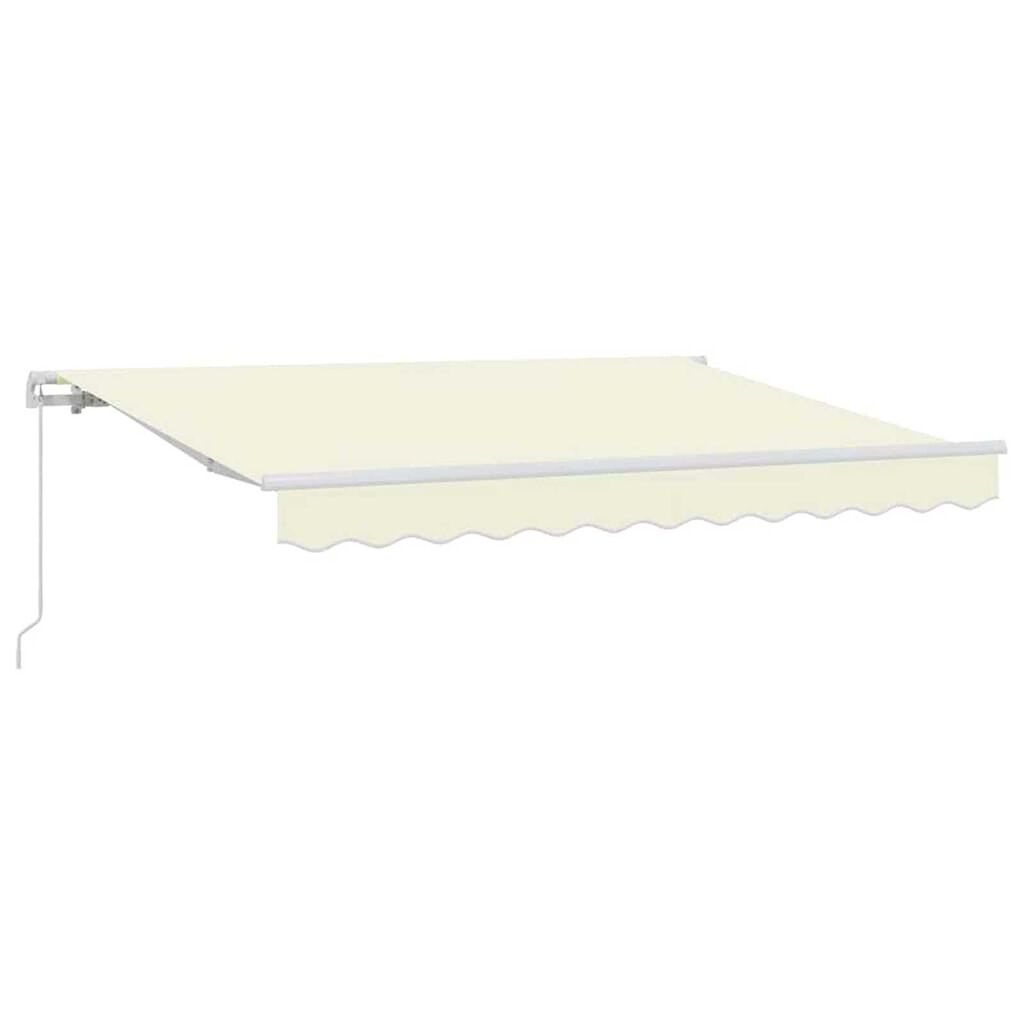 vidaXL Σκηνίτσα Αναδιπλούμενη Κρεμ 250 x 200 cm Πολυεστέρας, Αλουμίνιο