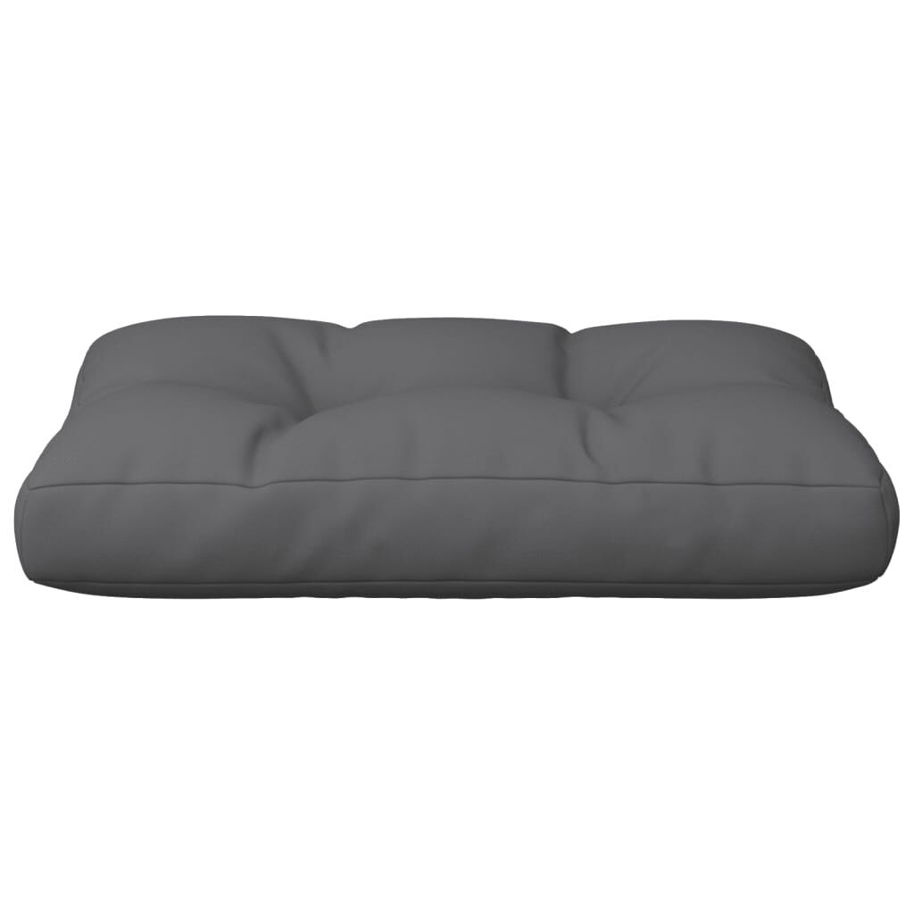 vidaXL Μαξιλάρι Παλέτας Ανθρακί 50 x 40 x 12 εκ. Υφασμάτινο