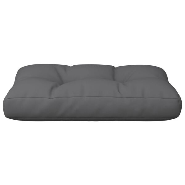 vidaXL Μαξιλάρι Παλέτας Ανθρακί 50 x 40 x 12 εκ. Υφασμάτινο