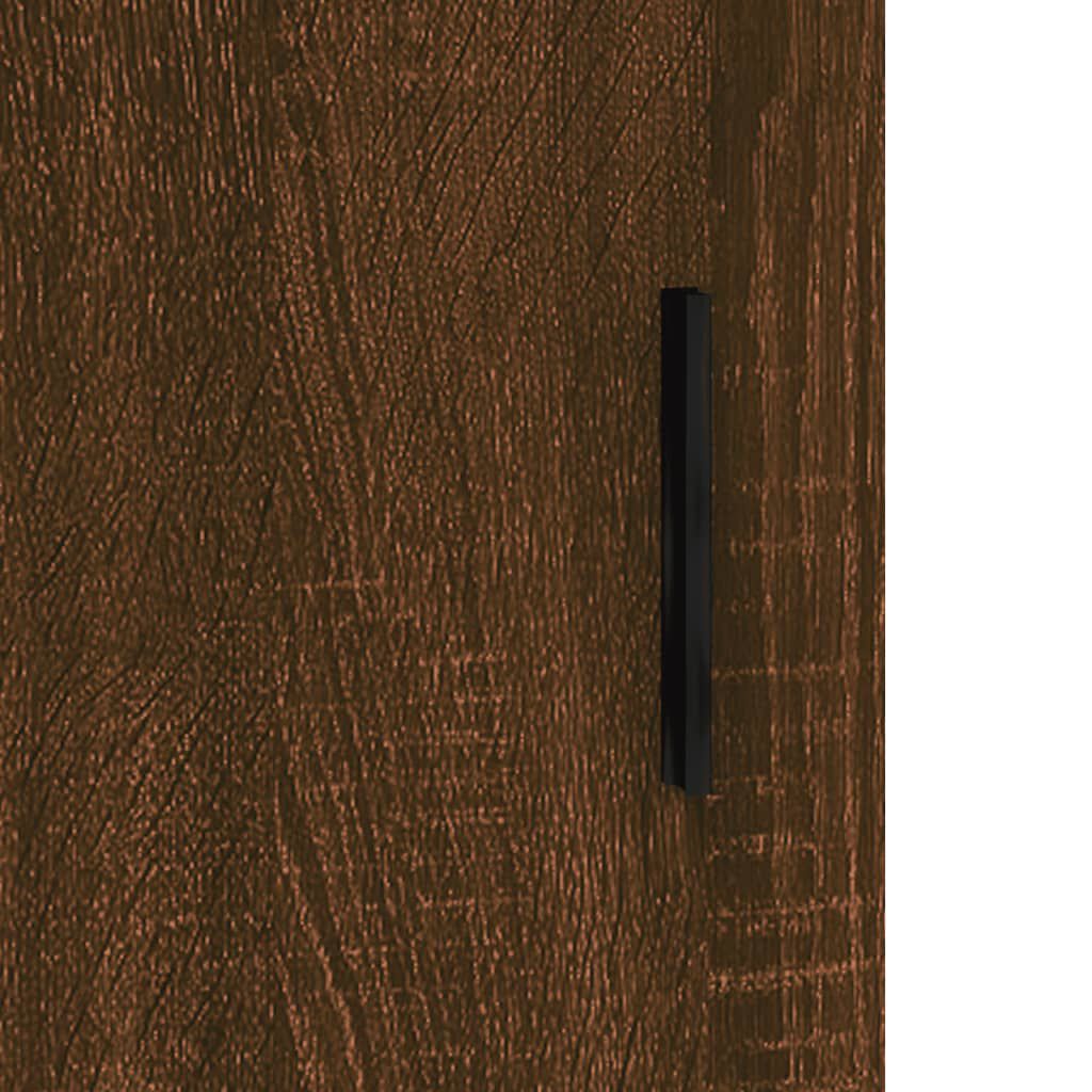 vidaXL Ντουλάπι Καφέ Δρυς 34,5 x 34 x 90 εκ. Επεξεργασμένο Ξύλο