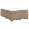 vidaXL &Kappa;&rho;&epsilon;&beta;ά&tau;&iota; Boxspring &mu;&epsilon; &Sigma;&tau;&rho;ώ&mu;&alpha; &Kappa;&alpha;&pi;&omicron;&upsilon;&tau;&sigma;ί&nu;&omicron; 140x200&epsilon;&kappa;.&alpha;&pi;ό &Sigma;&upsilon;&nu;&theta;.&Delta;έ&rho;&mu;&alpha;