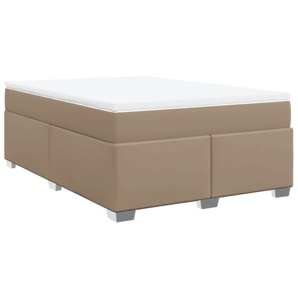 vidaXL &Kappa;&rho;&epsilon;&beta;ά&tau;&iota; Boxspring &mu;&epsilon; &Sigma;&tau;&rho;ώ&mu;&alpha; &Kappa;&alpha;&pi;&omicron;&upsilon;&tau;&sigma;ί&nu;&omicron; 140x200&epsilon;&kappa;.&alpha;&pi;ό &Sigma;&upsilon;&nu;&theta;.&Delta;έ&rho;&mu;&alpha;