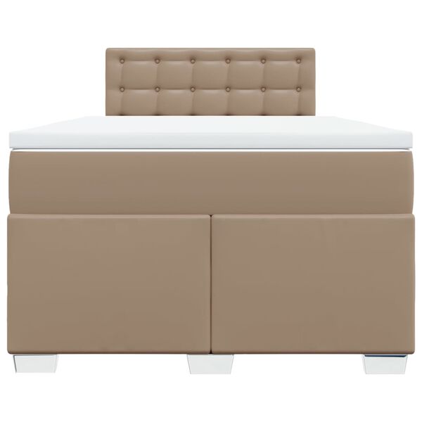 vidaXL &Kappa;&rho;&epsilon;&beta;ά&tau;&iota; Boxspring &mu;&epsilon; &Sigma;&tau;&rho;ώ&mu;&alpha; &Kappa;&alpha;&pi;&omicron;&upsilon;&tau;&sigma;ί&nu;&omicron; 120x190&epsilon;&kappa;.&alpha;&pi;ό &Sigma;&upsilon;&nu;&theta;.&Delta;έ&rho;&mu;&alpha;