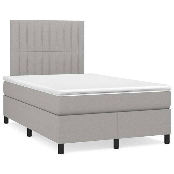 vidaXL &Kappa;&rho;&epsilon;&beta;ά&tau;&iota; Boxspring &mu;&epsilon; &Sigma;&tau;&rho;ώ&mu;&alpha; &Alpha;&nu;&omicron;&iota;&chi;&tau;ό &Gamma;&kappa;&rho;&iota; 120x200 &epsilon;&kappa;. &Upsilon;&phi;&alpha;&sigma;&mu;ά&tau;&iota;&nu;&omicron;