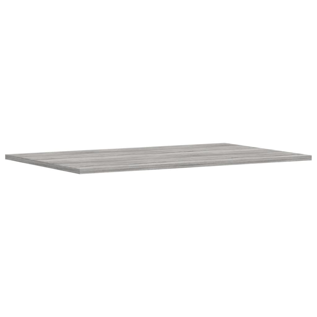 vidaXL Ράφια Τοίχου 4 τεμ. Γκρι Sonoma 80x50x1,5 εκ. Επεξεργ. Ξύλο
