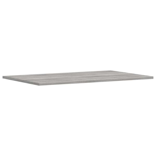vidaXL Ράφια Τοίχου 4 τεμ. Γκρι Sonoma 80x50x1,5 εκ. Επεξεργ. Ξύλο