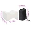 vidaXL Knee Pillow &Lambda;&epsilon;&upsilon;&kappa;ό&sigmaf; &Alpha;&phi;&rho;ό&sigmaf; &mu;&nu;ή&mu;&eta;&sigmaf; &kappa;&alpha;&iota; &Pi;&omicron;&lambda;&upsilon;&epsilon;&sigma;&tau;έ&rho;&alpha;&sigmaf;