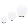 vidaXL Φωτιστικά Μπάλα LED 3 τεμ Σφαιρικά 20/30/40 εκ. Ακρυλικά (PMMA)