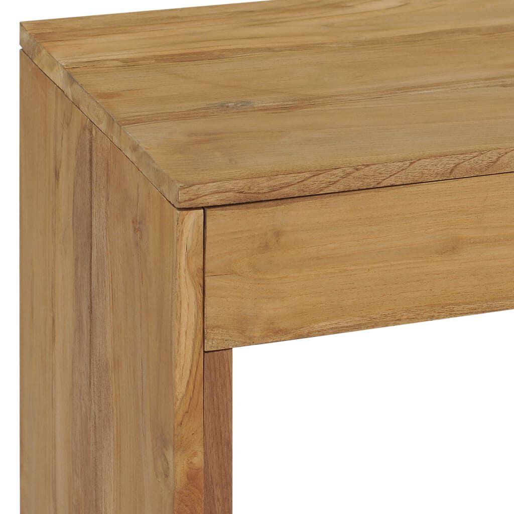vidaXL Τραπέζι Κονσόλα 100 x 35 x 75 εκ. από Μασίφ Ξύλο Teak
