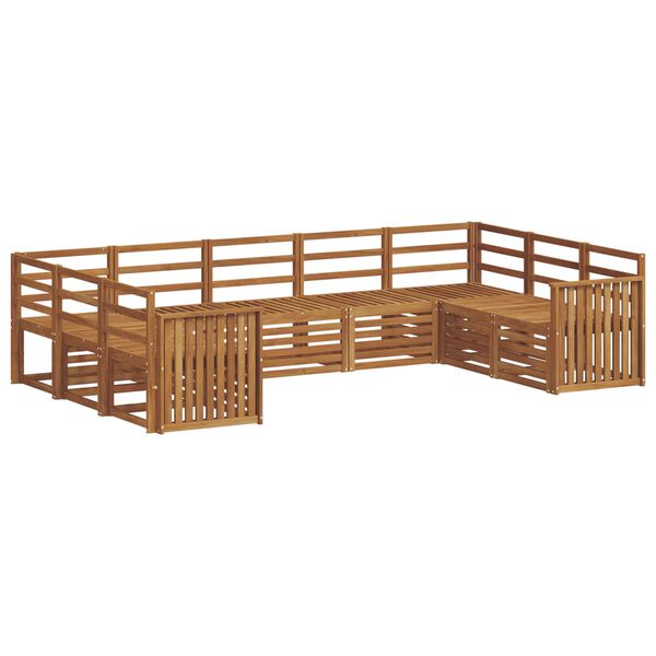 vidaXL &Sigma;&epsilon;&tau; &Kappa;&alpha;&nu;&alpha;&pi;έ 9 pcs &Phi;&upsilon;&sigma;&iota;&kappa;ό &Sigma;&tau;&epsilon;&rho;&epsilon;ό &Xi;ύ&lambda;&omicron; &Alpha;&kappa;&alpha;&kappa;ί&alpha;&sigmaf;