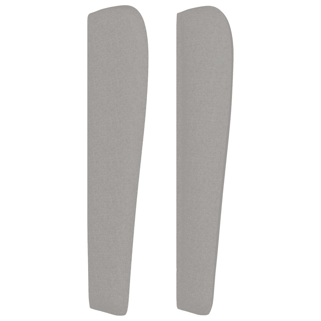 vidaXL Κρεβάτι Boxspring με Στρώμα Ανοιχτό Γκρι 140x200 εκ. Υφασμάτινο