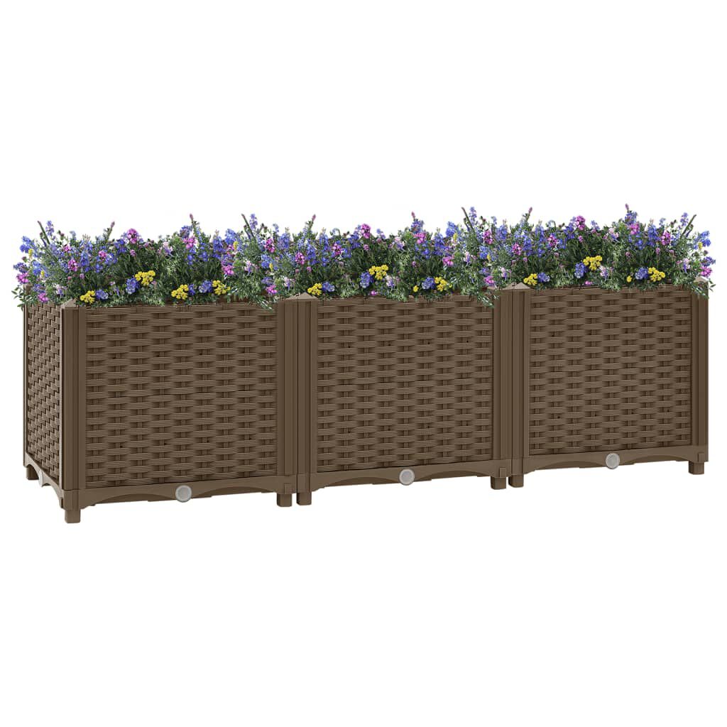 vidaXL Ζαρντινιέρα 120 x 40 x 38 εκ. από Πολυπροπυλένιο