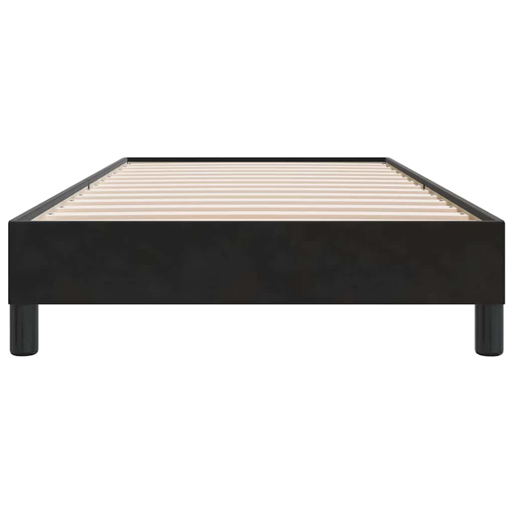 vidaXL Box Spring Κρεβάτι χωρίς στρώμα Μαύρο 90x210 cm Βελούδινο