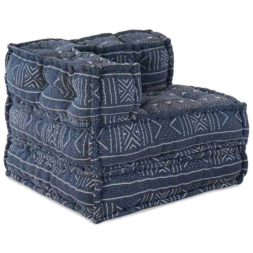 vidaXL Μαξιλάρι 3 pcs Μπλε 70 x 70 x 54 εκ Πολυεστέρας
