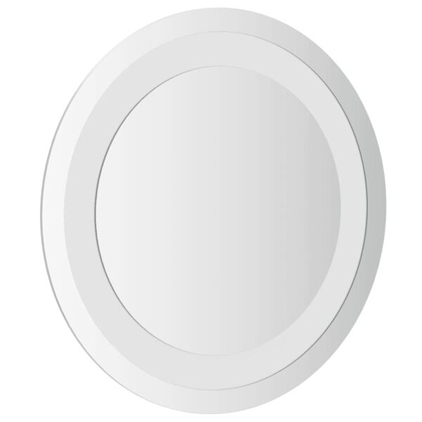 vidaXL Καθρέφτης Μπάνιου LED Στρογγυλός 30 εκ.