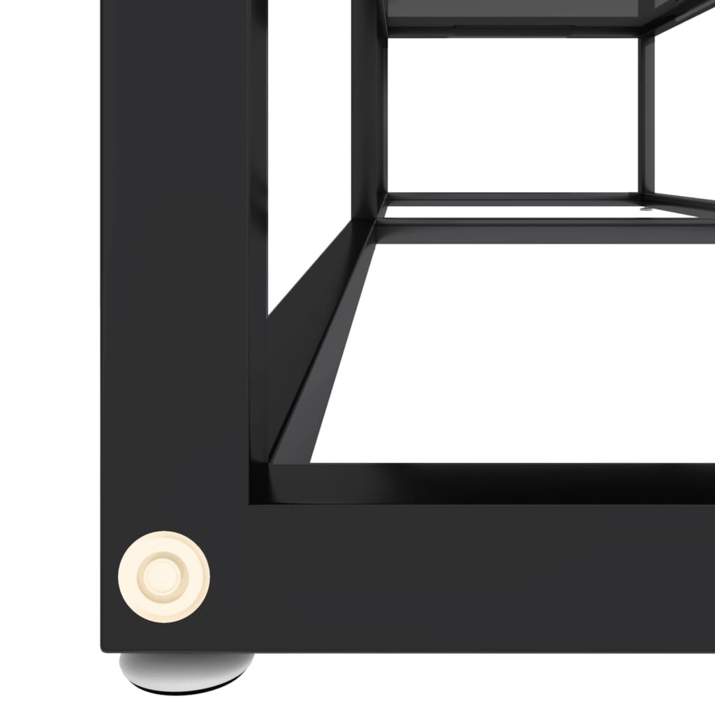 vidaXL Έπιπλο Τηλεόρασης Μαύρο 140 x 40 x 40,5 εκ. από Γυαλί Ασφαλείας