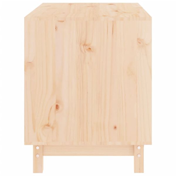 vidaXL Σπιτάκι Σκύλου 70 x 50 x 62 εκ. από Μασίφ Ξύλο Πεύκου