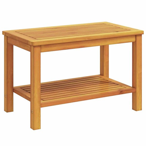 vidaXL Τραπεζάκι σαλονιού Καφέ 90 x 50 x 45 cm Μασίφ ξύλο ακακίας