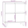 vidaXL Συρταριέρα Λευκή 60 x 35 x 70 εκ. από Επεξεργασμένο Ξύλο