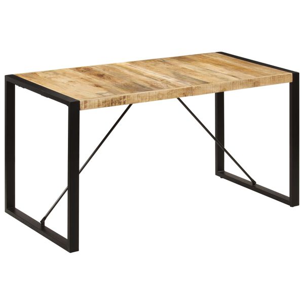 vidaXL Τραπεζαρία 140 x 70 x 75 εκ. από Μασίφ Ξύλο Μάνγκο