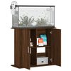 vidaXL Βάση Ενυδρείου Καφέ Δρυς 81x36x73 εκ. από Επεξεργασμένο Ξύλο