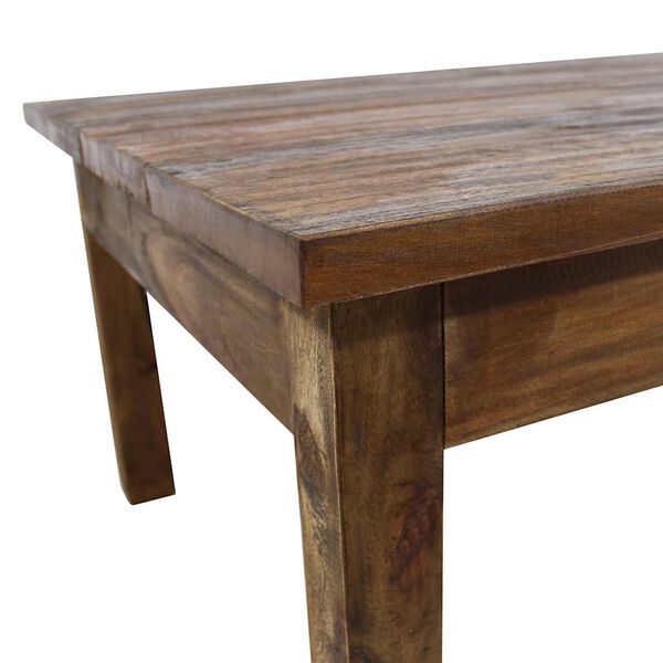 vidaXL Τραπεζάκι Σαλονιού 98 x 73 x 45 εκ. από Μασίφ Ξύλο Μαόνι