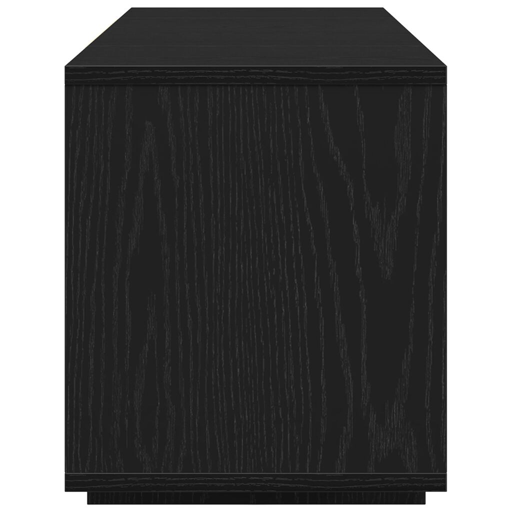 vidaXL Βάση τηλεόρασης - Μαύρη Δρυς - 120x30x40.5 εκ. - Φτιαγμένη από Επεξεργασμένο ξύλο