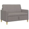 vidaXL &Kappa;&alpha;&nu;&alpha;&pi;έ&sigmaf; &mu;&epsilon; &Alpha;&pi;&omicron;&theta;ή&kappa;&epsilon;&upsilon;&sigma;&eta; Taupe 122 x 78 x 87 &epsilon;&kappa; &Pi;&omicron;&lambda;&upsilon;&epsilon;&sigma;&tau;έ&rho;&alpha;&sigmaf;