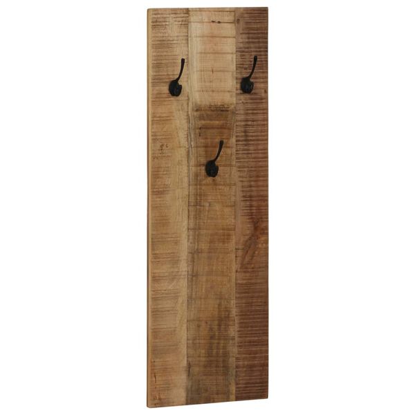vidaXL Κρεμάστρες Τοίχου 2 τεμ. 36 x 110 x 3 εκ. από Μασίφ Ξύλο Μάνγκο