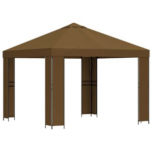 vidaXL &Kappa;&iota;ό&sigma;&kappa;&iota; 3 x 3 m Taupe &Pi;&omicron;&lambda;&upsilon;&epsilon;&sigma;&tau;έ&rho;&alpha;&sigmaf; &kappa;&alpha;&iota; &Chi;ά&lambda;&upsilon;&beta;&alpha;&sigmaf; 190 gsm