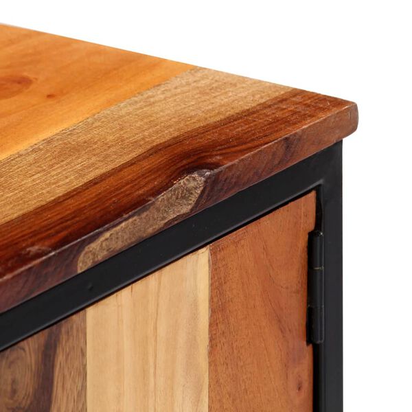 vidaXL Έπιπλο Τηλεόρασης 120x30x40 εκ Μασίφ Ανακυκλωμένο Ξύλο + Ατσάλι