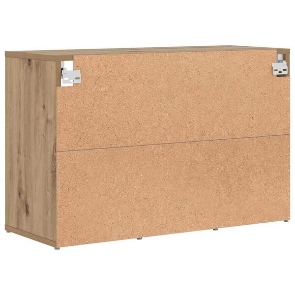 vidaXL Ντουλάπα Παπουτσιών με ράφι artisan δρυς 77.5 x 30 x 51 εκ.