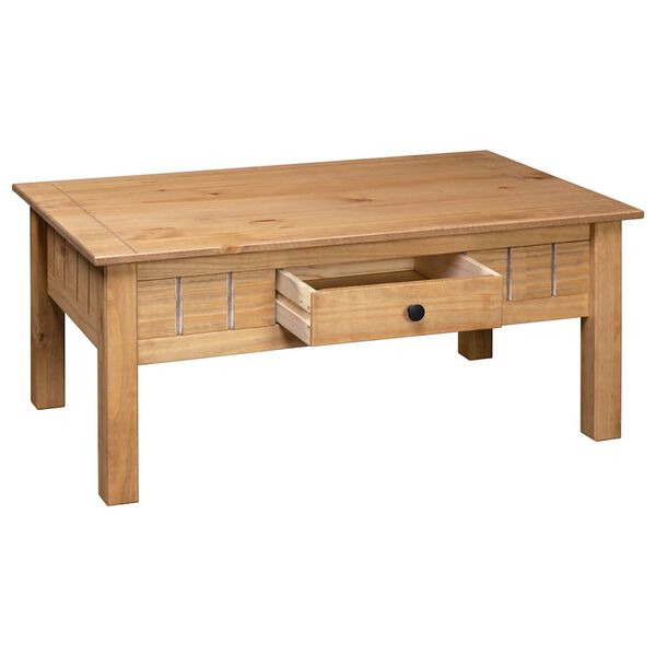vidaXL Τραπέζακι Σαλονιού 100x60x43,5 εκ. Μασίφ Ξύλο Πεύκου Σειρά Panama