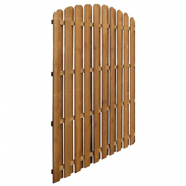 vidaXL Πάνελ Περίφραξης 170 x (156-170) εκ. Εμποτισμένο Ξύλο Πεύκου