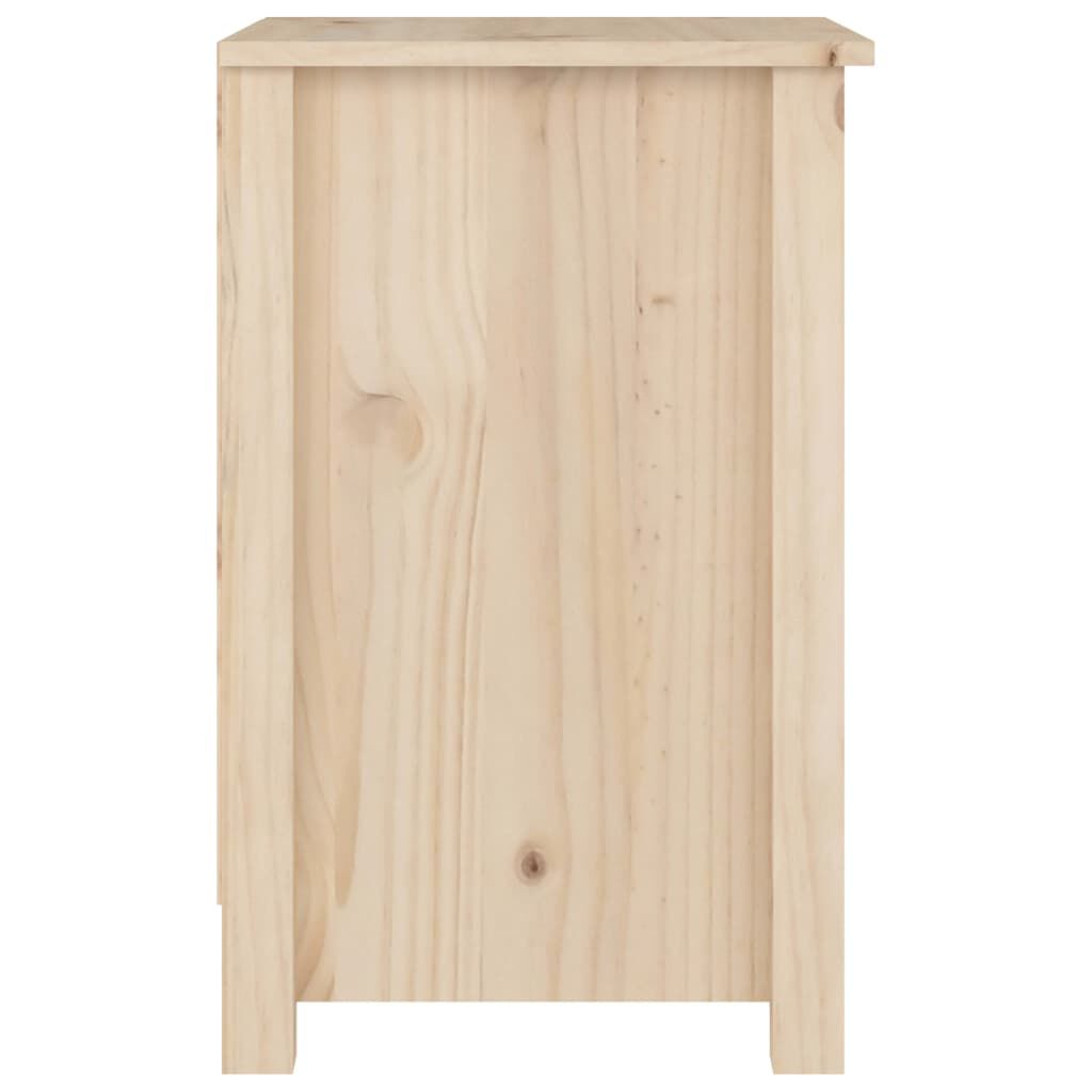 vidaXL Κομοδίνο 40 x 35 x 55 εκ. από Μασίφ Ξύλο Πεύκου