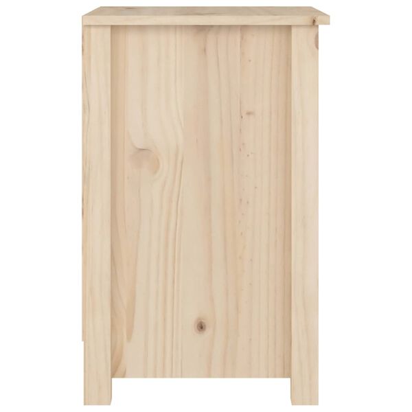 vidaXL Κομοδίνο 40 x 35 x 55 εκ. από Μασίφ Ξύλο Πεύκου