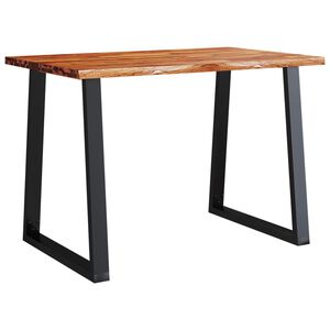vidaXL &Tau;&rho;&alpha;&pi;&epsilon;&zeta;&alpha;&rho;ί&alpha; &mu;&epsilon; Live Edge 110x70x75 &epsilon;&kappa;. &alpha;&pi;ό &Mu;&alpha;&sigma;ί&phi; &Xi;ύ&lambda;&omicron; &Alpha;&kappa;&alpha;&kappa;ί&alpha;&sigmaf;