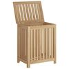 vidaXL Καλάθι Άπλυτων 50x35x60 εκ. από Μασίφ Ξύλο Teak