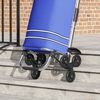 vidaXL Καρότσι Αγορών Μπλε 47 x 39 x 100.5 εκ. Ύφασμα Oxford