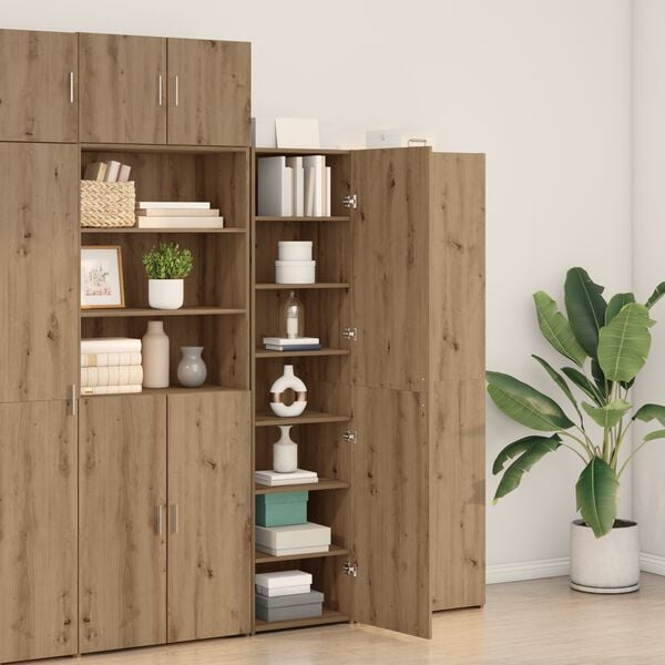 vidaXL Highboard Artisan Oak 45 x 42,5 x 185 &epsilon;&kappa;.