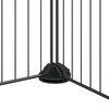vidaXL Κλουβί Κατοικίδιων με 28 Πάνελ + Πόρτα Μαύρο 35 x 35εκ Ατσάλινο
