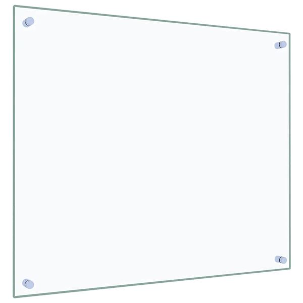 vidaXL Πλάτες Κουζίνας 2 τεμ. Διαφανής 70 x 60 εκ. από Ψημένο Γυαλί
