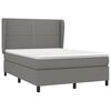 vidaXL &Kappa;&rho;&epsilon;&beta;ά&tau;&iota; Boxspring &mu;&epsilon; &Sigma;&tau;&rho;ώ&mu;&alpha; &Sigma;&kappa;&omicron;ύ&rho;&omicron; &Gamma;&kappa;&rho;&iota; 140x190 &epsilon;&kappa;. &Upsilon;&phi;&alpha;&sigma;&mu;ά&tau;&iota;&nu;&omicron;