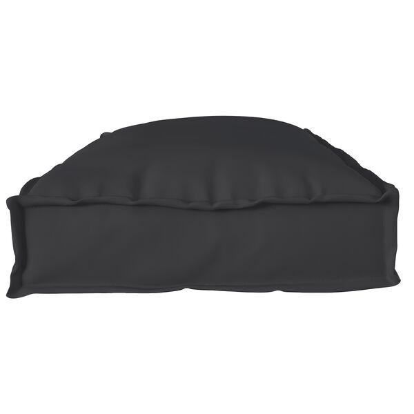 vidaXL Σετ Μαξιλαριών Πάγου 2 pcs Μαύρο 100 x 40 x 8 εκ Ύφασμα Oxford