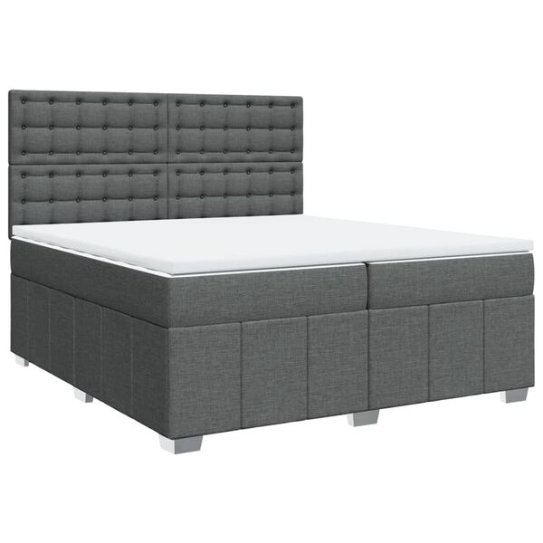vidaXL &Kappa;&rho;&epsilon;&beta;ά&tau;&iota; Boxspring &mu;&epsilon; &Sigma;&tau;&rho;ώ&mu;&alpha; &Sigma;&kappa;&omicron;ύ&rho;&omicron; &Gamma;&kappa;&rho;&iota; 200x200 &epsilon;&kappa;. &Upsilon;&phi;&alpha;&sigma;&mu;ά&tau;&iota;&nu;&omicron;