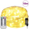 vidaXL Φωτιστικό Συρματόσχοινο με 240 LED Θερμό λευκό 10 m PVC