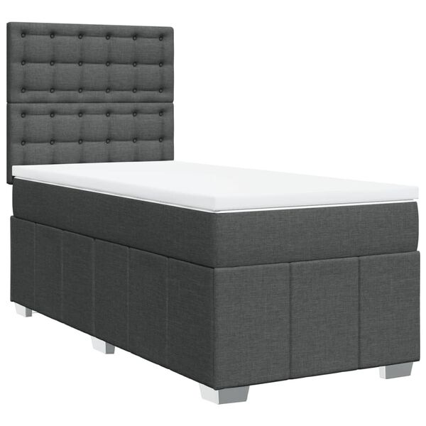 vidaXL &Kappa;&rho;&epsilon;&beta;ά&tau;&iota; Boxspring &mu;&epsilon; &Sigma;&tau;&rho;ώ&mu;&alpha; &Sigma;&kappa;&omicron;ύ&rho;&omicron; &Gamma;&kappa;&rho;&iota; 80x200 &epsilon;&kappa;. &Upsilon;&phi;&alpha;&sigma;&mu;ά&tau;&iota;&nu;&omicron;