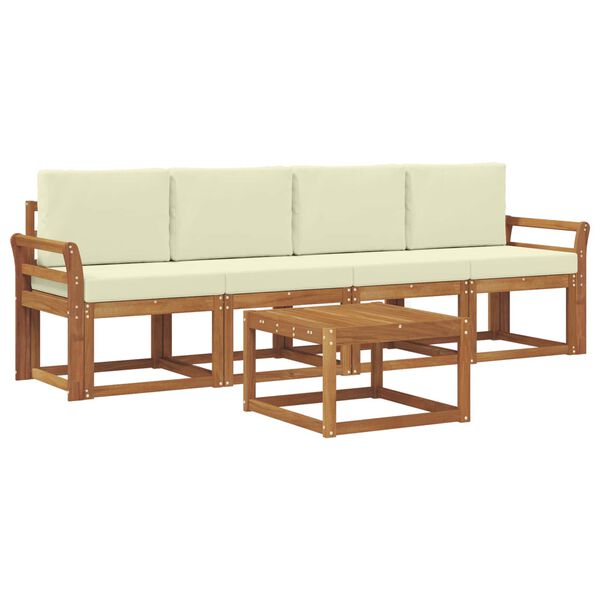 vidaXL &Sigma;&epsilon;&iota;&rho;ά &Kappa;&alpha;&nu;&alpha;&pi;έ &Epsilon;&xi;&omega;&tau;&epsilon;&rho;&iota;&kappa;&omicron;ύ &mu;&epsilon; &mu;&alpha;&xi;&iota;&lambda;ά&rho;&iota; 5 pcs &Phi;&upsilon;&sigma;&iota;&kappa;ό &kappa;&alpha;&iota; &Kappa;&rho;έ&mu;&alpha;