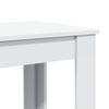 vidaXL Τραπέζι Μπαρ Λευκό 51x50x103,5 εκ. Επεξ. Ξύλο